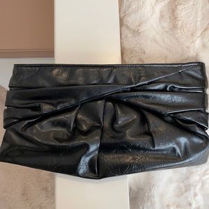 Express Black Clutch Purse